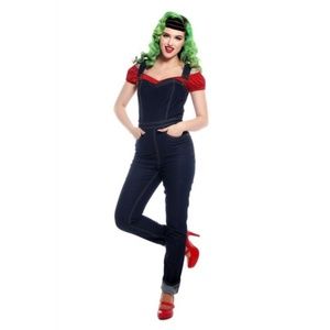 Collectif sweetheart overalls